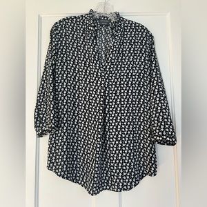 Van Heusen 3/4 Sleeve Blouse